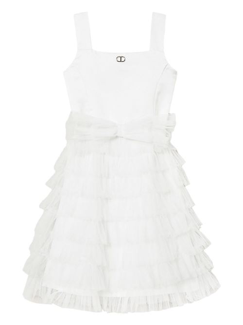Abito bambina bianco TWINSET Kids | 251GJ2QS000808